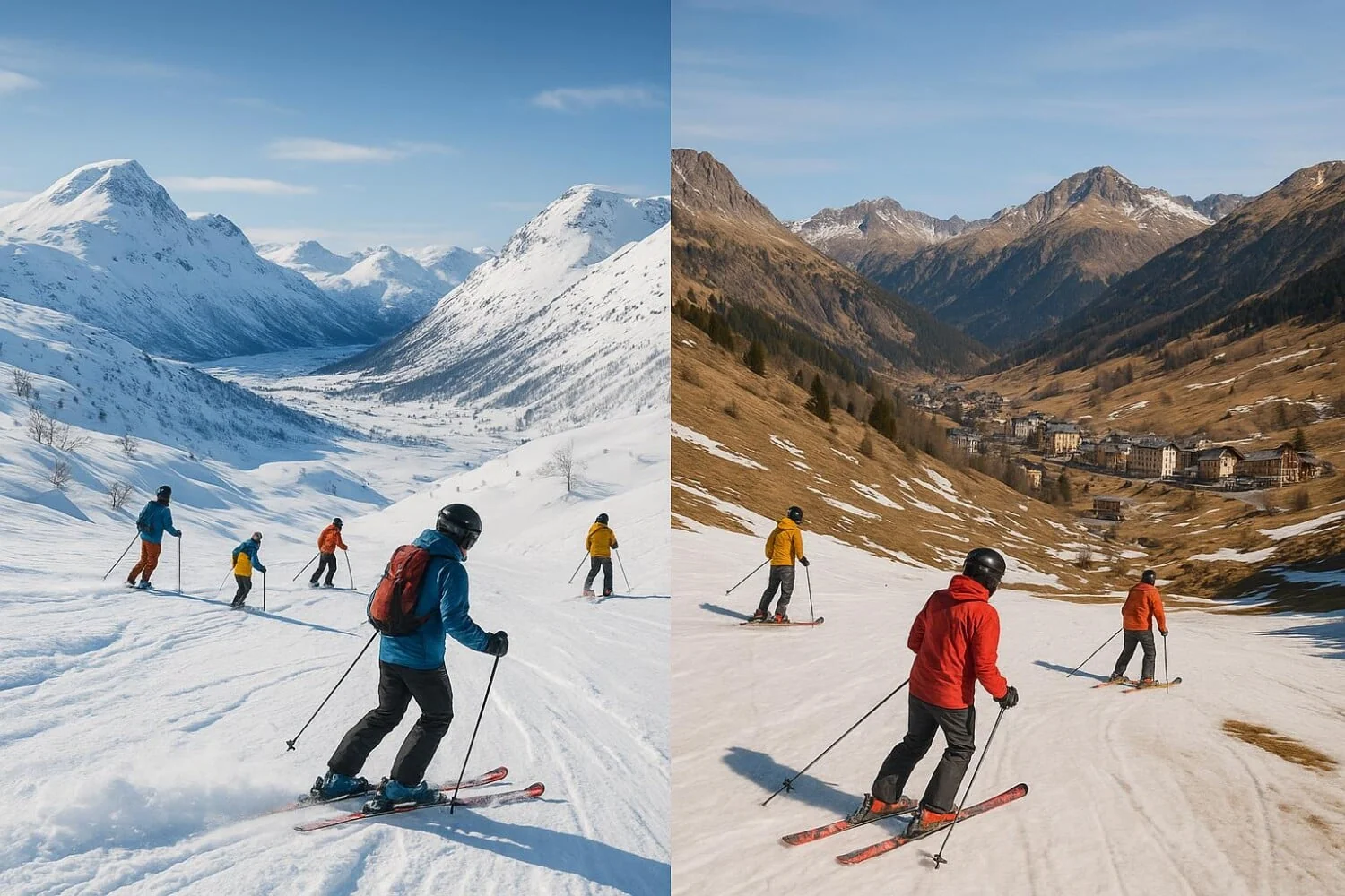 Schluss mit Schnee: Wegen der globalen Erwärmung wird 2050 in Frankreich niemand mehr Ski fahren, sondern in diesem europäischen Land, wo Schnee reichlich vorhanden sein wird