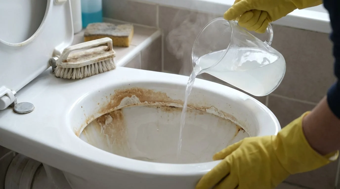 Weißer Essig wirkungslos in Ihrer Toilette? Diese einfache Geste lässt endlich den gesamten Kalk verschwinden, ohne zu schrubben